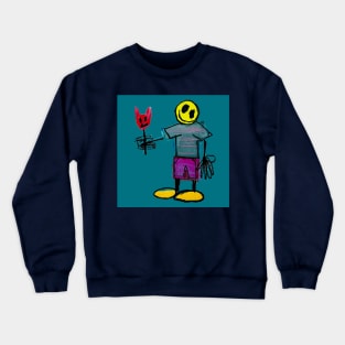 Put On The Mean Face Crewneck Sweatshirt